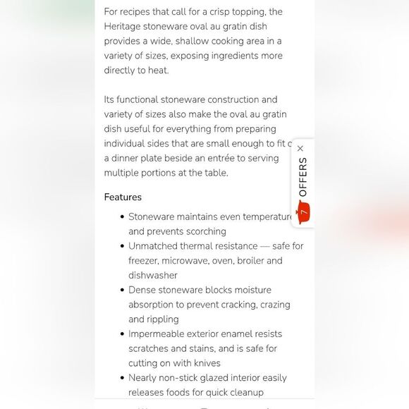 Le Creuset 36cm Oval Baking Dish- Carmin - Picture 5 of 10